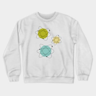 Solar System Mid Century Modern Atomic Age Crewneck Sweatshirt